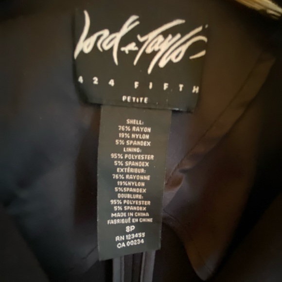 ⭐️HP⭐️ Lord & Taylor blazer 8P - Picture 4 of 4